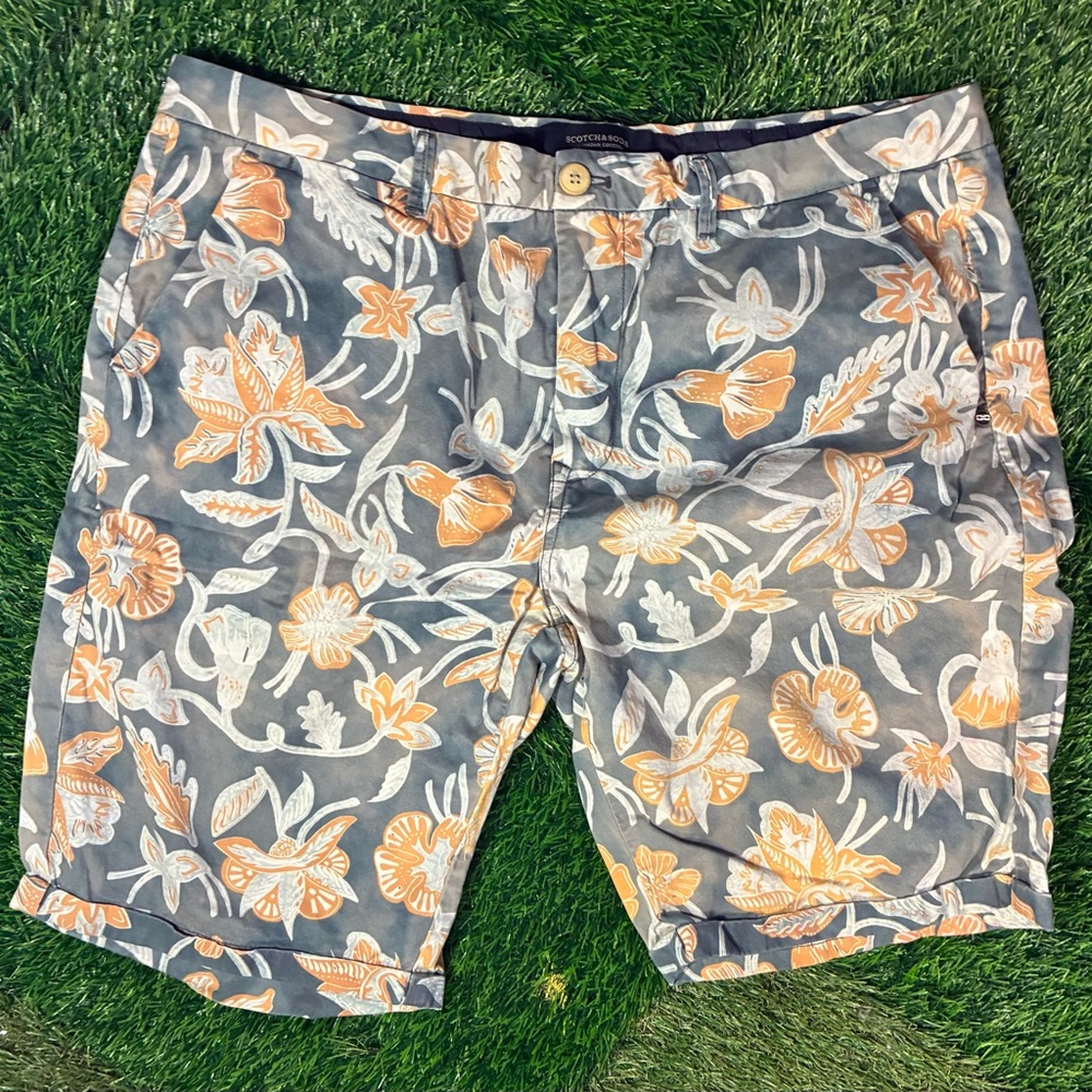 Ralph Lauren Floral navy shorts